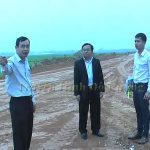 Đ/c Ngọc Kim Nam – Chủ tịch UBND huyện kiểm tra công tác giải phóng mặt bằng xây dựng tuyến đường N5